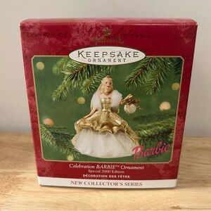 Hallmark Keepsake Celebration Barbie Ornament Special 2000 Edition BNIB